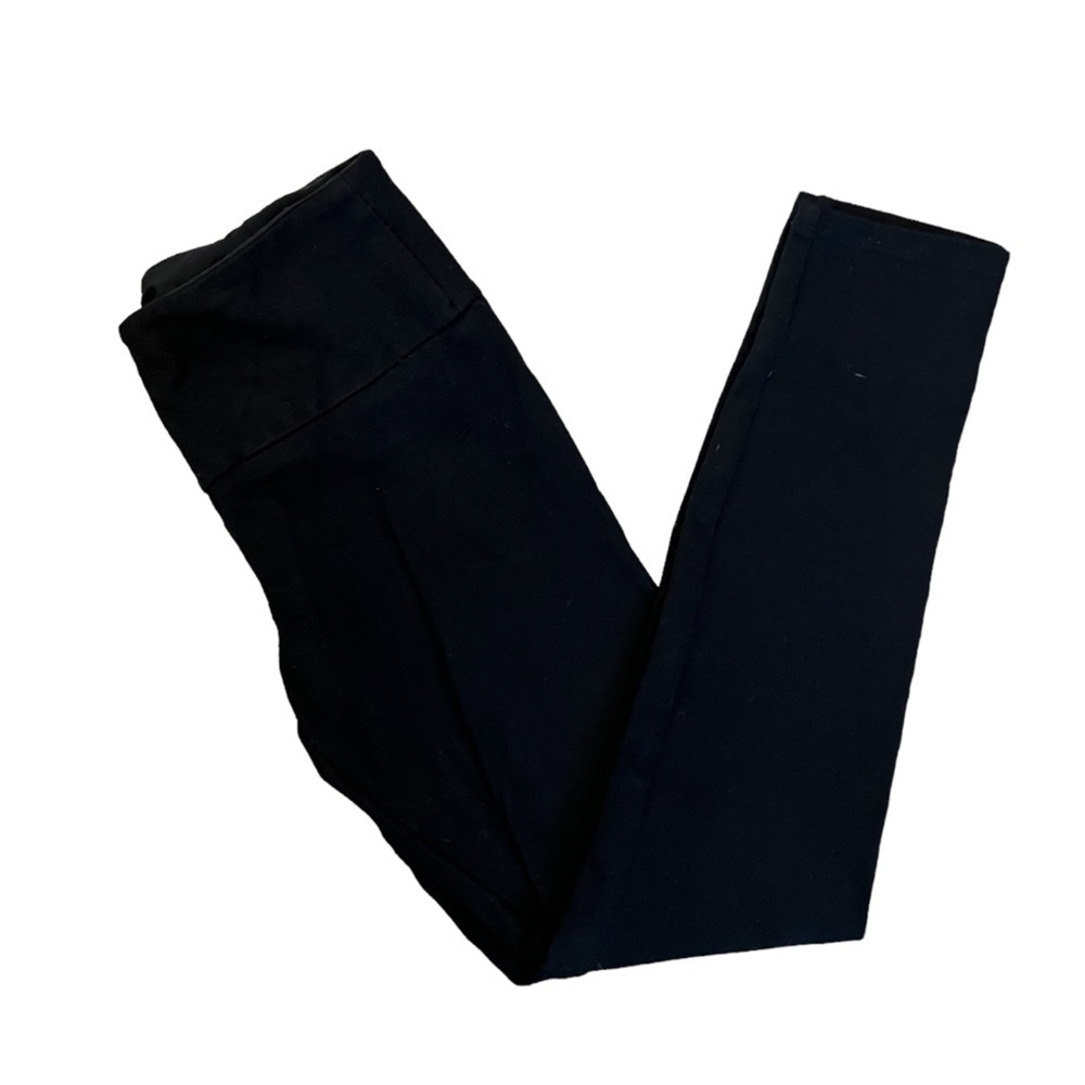 SUNG by ALFRED SUNG Black Thick Stretch Skinny Leg High Waist Legging S